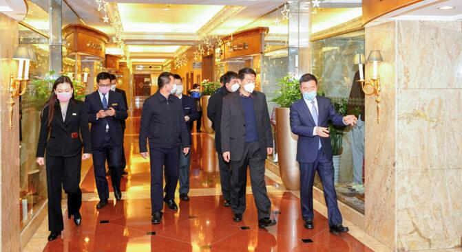 集团党委书记、董事长任丁一行 赴锦江宾馆督导检查疫情防控工作